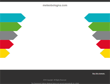 Tablet Screenshot of meteobologna.com